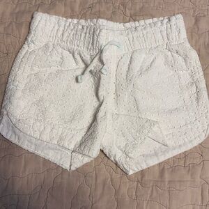 White eyelet shorts 5t